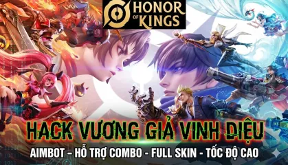 Thuê hack VƯƠNG GIẢ VINH DIỆU (Honor of Kings) - Tool hack VƯƠNG GIẢ VINH DIỆU (Honor of Kings) uy tín, giao key 24/7